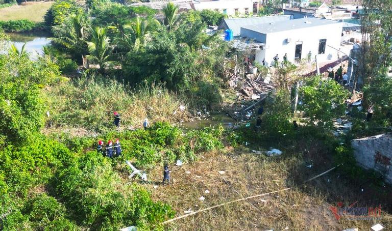 Hiện trường vụ nổ do chế tạo pháo khiến 2 phụ nữ tử vong ở Ninh Bình-6