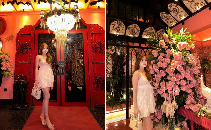 Thiều Bảo Trâm mặc đồ giống váy ngủ đi sinh nhật bạn-2