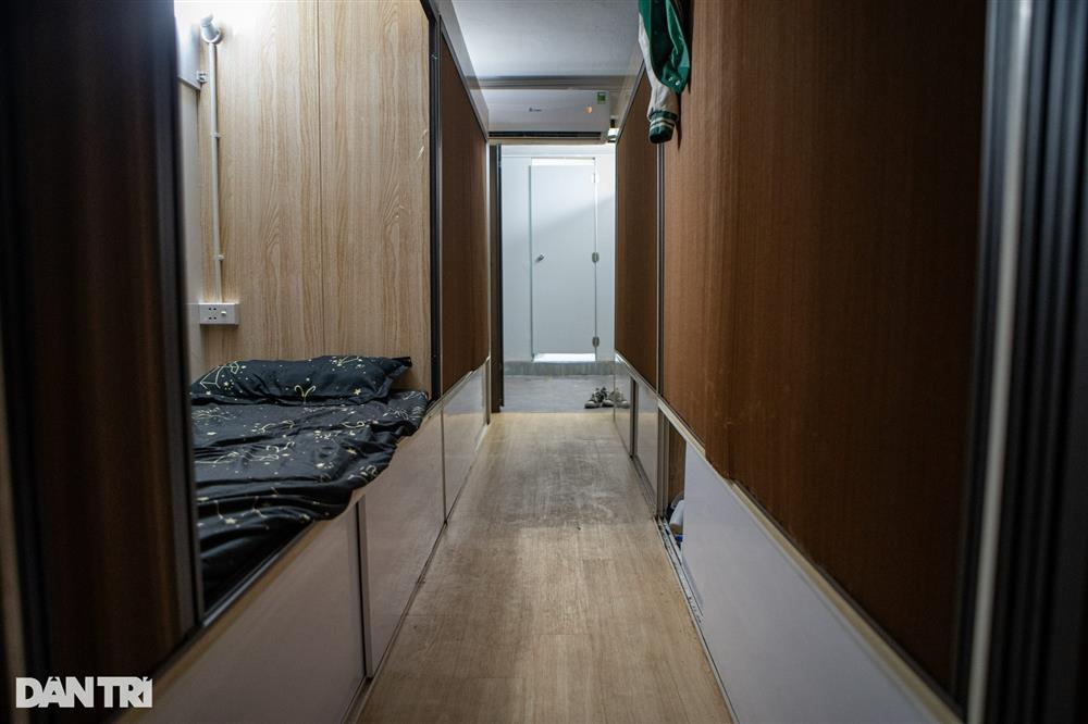 Cận cảnh bên trong hộp ngủ chỉ rộng 1,5-2m2 ở Hà Nội-1