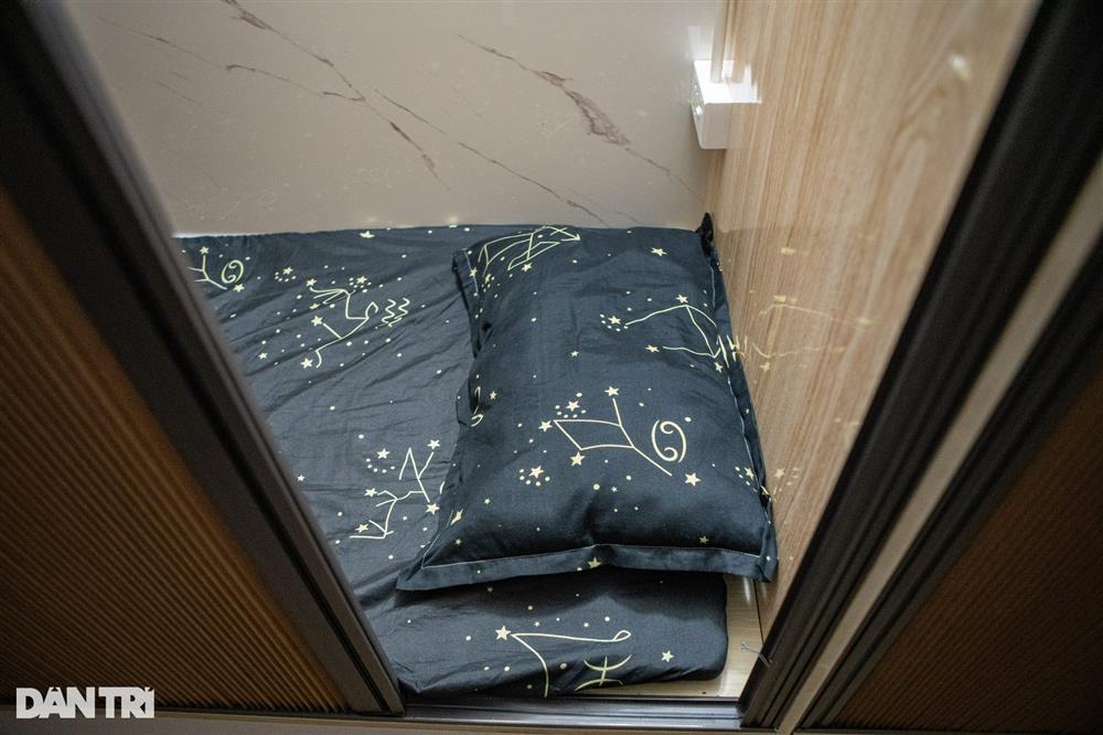Cận cảnh bên trong hộp ngủ chỉ rộng 1,5-2m2 ở Hà Nội-2