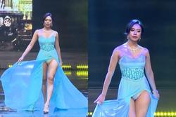 Thí sinh Miss Grand Myanmar lộ nội y kém duyên khi diễn dạ hội trên sân khấu