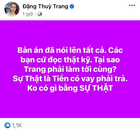 Chị gái Đặng Thu Thảo có động thái mới về ồn ào nợ 1,5 tỷ đồng của Thùy Tiên, tuyên bố thua 2 trận không hẳn là thua-2