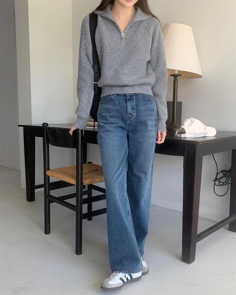 Quần jeans ống rộng đang dẫn đầu xu hướng và 10 cách diện chuẩn sành điệu-3