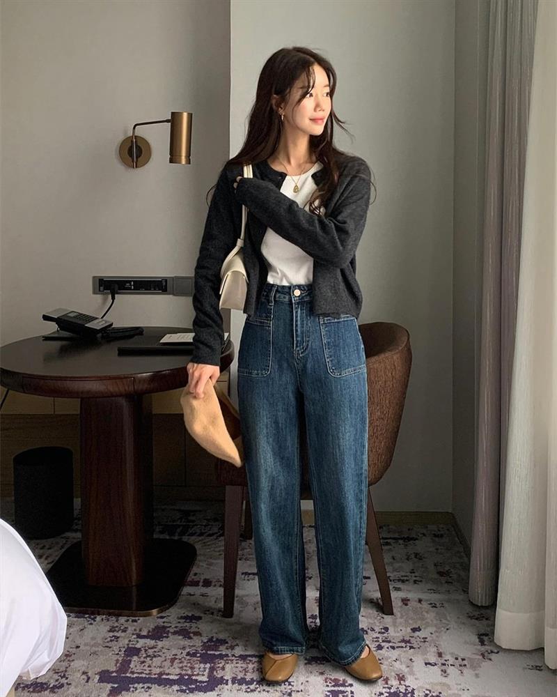 Quần jeans ống rộng đang dẫn đầu xu hướng và 10 cách diện chuẩn sành điệu-4