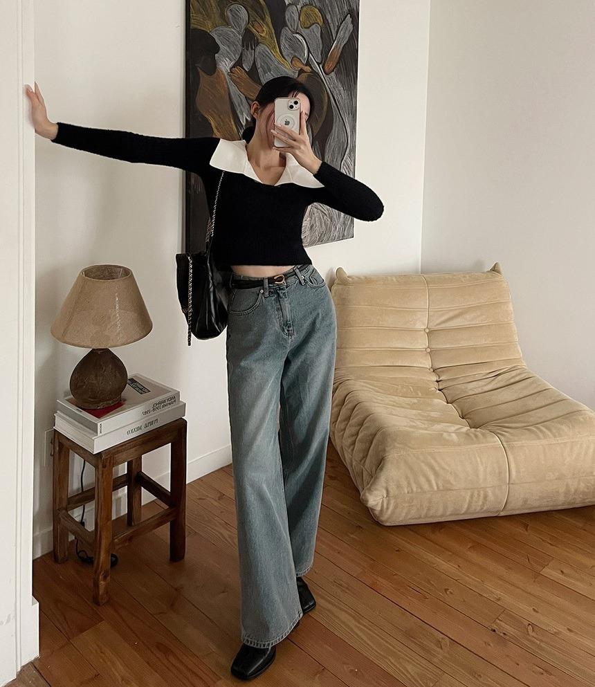 Quần jeans ống rộng đang dẫn đầu xu hướng và 10 cách diện chuẩn sành điệu-6