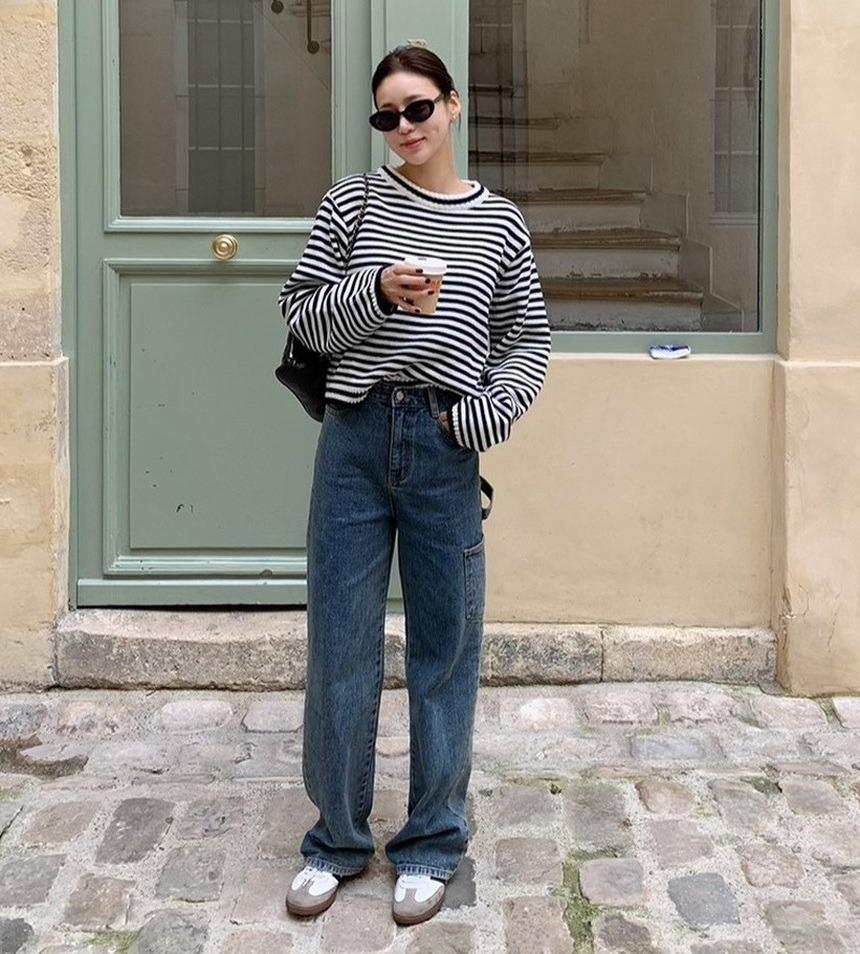 Quần jeans ống rộng đang dẫn đầu xu hướng và 10 cách diện chuẩn sành điệu-8