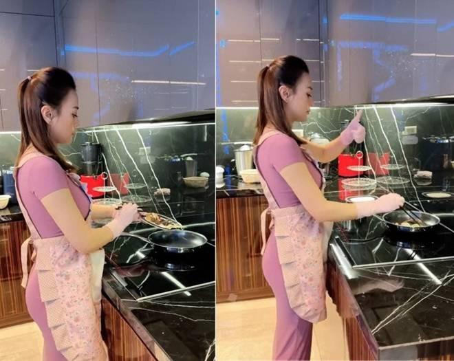 Mẹ bầu Phương Oanh lần đầu hé lộ không gian sống đẳng cấp cùng Shark Bình, cuộc sống vợ cá mập có gì vui?-2