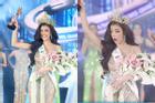 Biểu cảm lạ của người đẹp đăng quang Hoa hậu Hòa bình ở Thái Lan