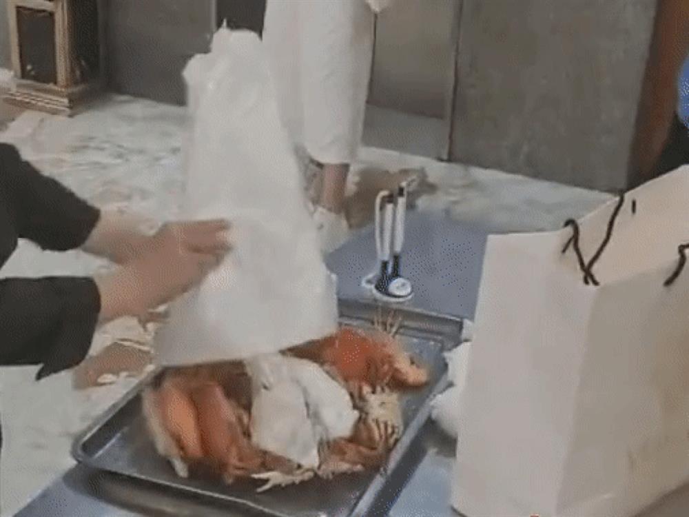 Nhà hàng buffet Hà Nội bức xúc vì khách lén cho 4kg hải sản vào túi mang về-3