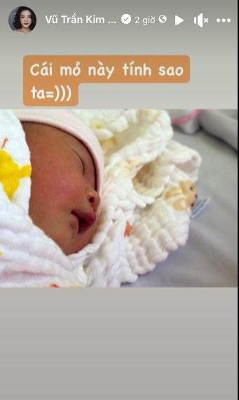 Sau 2 tháng xác nhận ly hôn, sao nữ Vbiz hạnh phúc công bố hạ sinh con gái đầu lòng-2