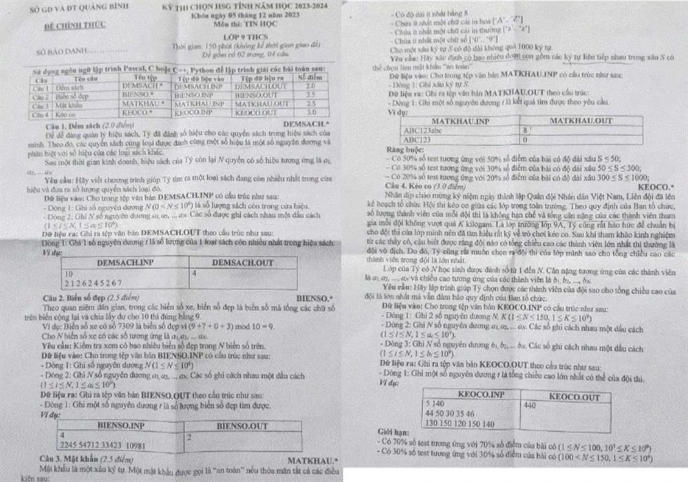 Vụ đề thi sai sót vẫn có điểm tối đa: Sở Giáo dục làm rõ, truy trách nhiệm-1