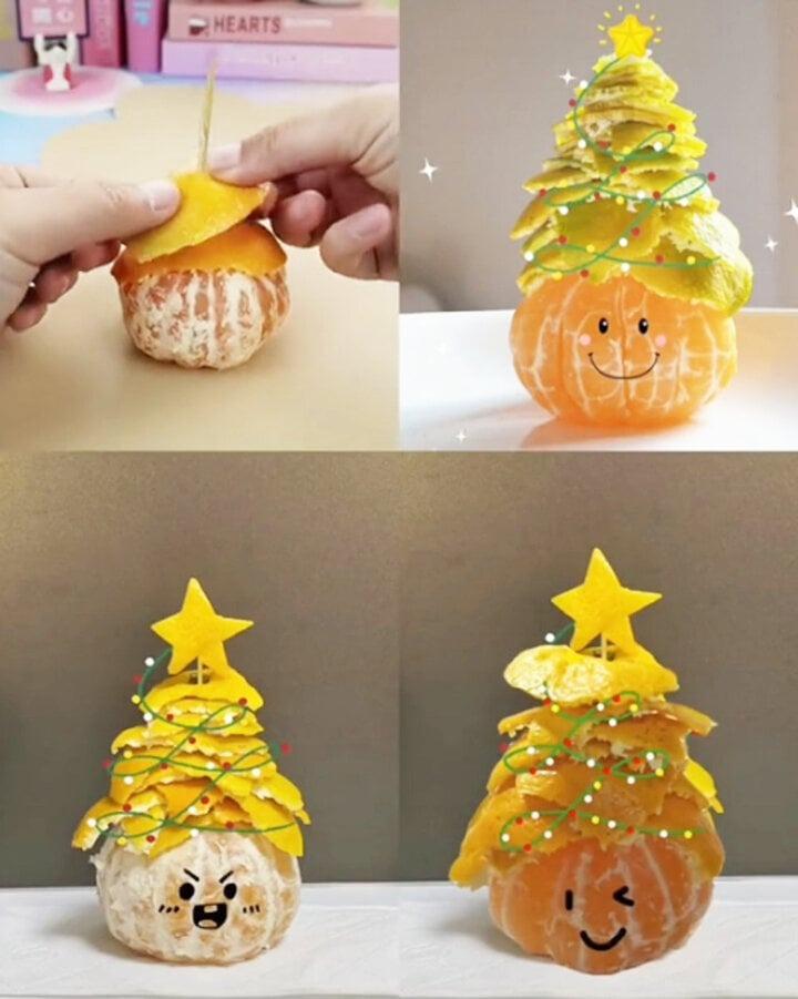 Dân mạng đua nhau làm cây thông Noel từ trái cây, muôn kiểu đẹp lạ-10