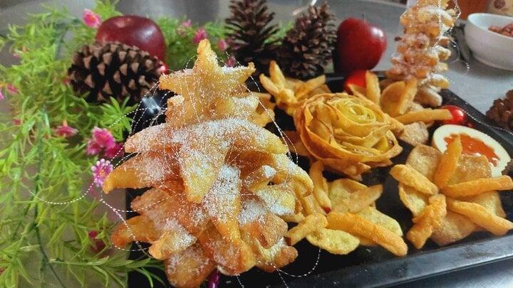 Dân mạng đua nhau làm cây thông Noel từ trái cây, muôn kiểu đẹp lạ-13