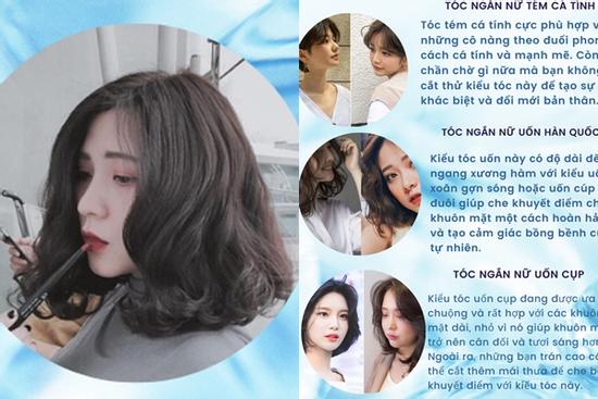 Kiểu tóc ngắn đẹp chị em nên đến salon làm để đón Tết Nguyên đán