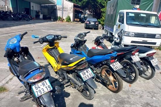 Nhóm đối tượng trộm hàng loạt xe máy ở Cần Thơ sa lưới