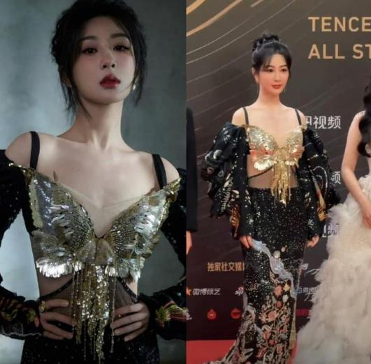 Vừa được khen lấn át Địch Lệ Nhiệt Ba, Dương Tử bị chất vấn chỉnh sửa quá đà trên thảm đỏ-5