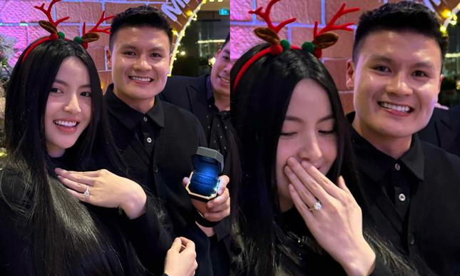 Cận cảnh chiếc nhẫn kim cương Quang Hải cầu hôn bạn gái Chu Thanh Huyền-2