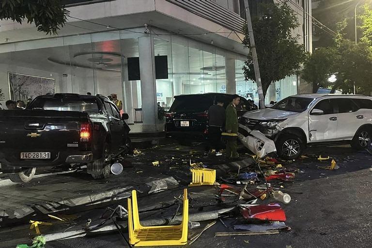 Khởi tố tài xế dương tính ma túy lái xe tông liên hoàn ở Móng Cái-1