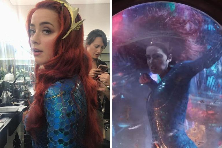 Amber Heard không bị cắt vai khỏi phần 2 bom tấn Aquaman-1
