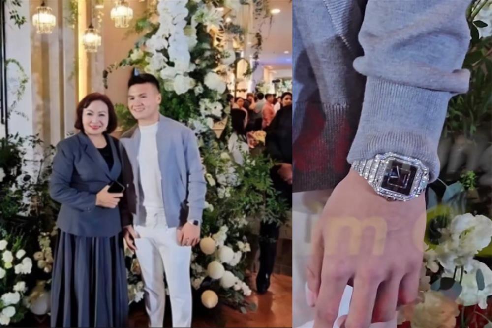 Quang Hải đeo nhiều đồng hồ hàng hiệu, có chiếc được nạm toàn kim cương-2