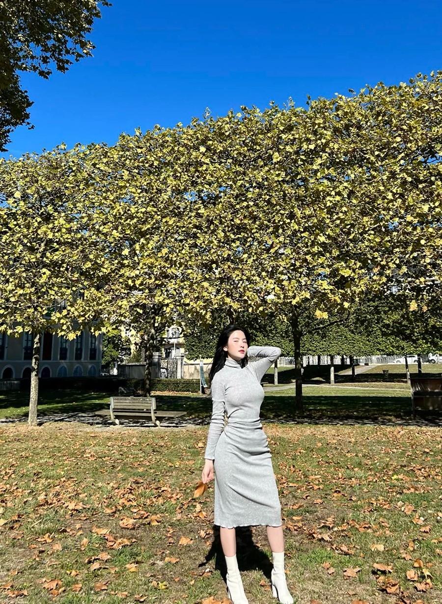 Chỉ cao gần 1,6, Chu Thanh Huyền - vợ sắp cưới của Quang Hải - mặc đồ trông vẫn gợi cảm-3