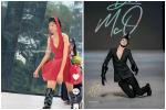 Show thời trang Việt 'bắt chước' nước ngoài, người mẫu cong lưng, di chuyển kỳ dị?