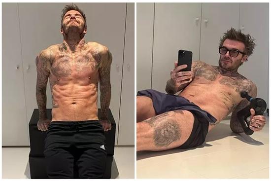 Loạt khoảnh khắc khoe thân 'độc lạ' của Beckham gây bão cộng đồng mạng