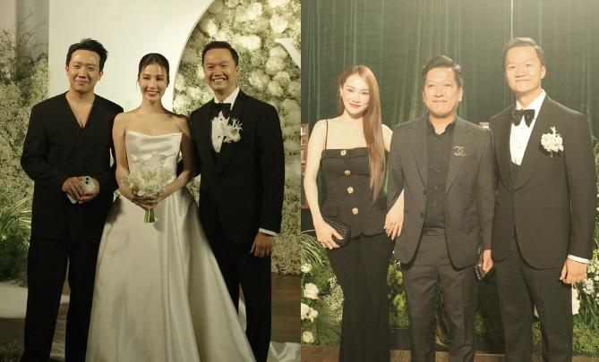 Loạt ảnh Diễm My 9X lộng lẫy trong váy cưới khoe vai trần, tình tứ bên chồng doanh nhân-1