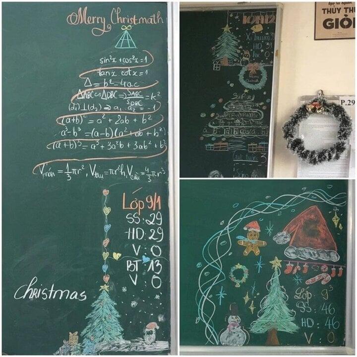 Độc đáo trend làm cây thông Noel bằng công thức Toán, Lý, Hóa của giới trẻ-3