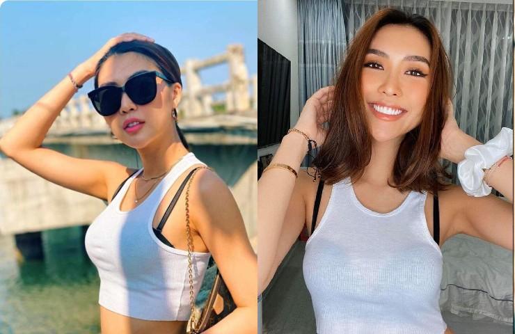 Người đẹp Việt gây tranh cãi khi cố tình khoe dây áo trong nhạy cảm-3