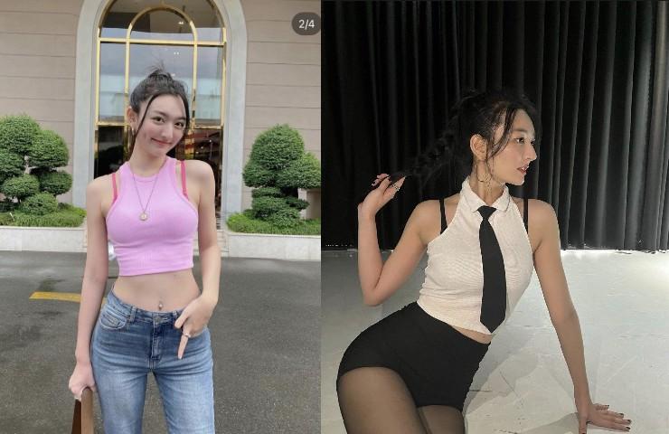 Người đẹp Việt gây tranh cãi khi cố tình khoe dây áo trong nhạy cảm-5