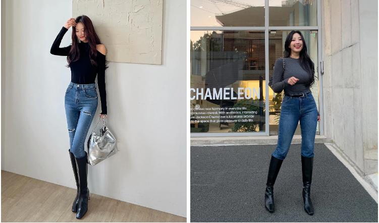 Mặc gì khi đi boots cao cổ để tôn dáng tối ưu?-1