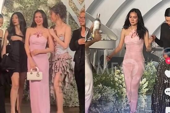 Ninh Dương Lan Ngọc diện 'đầm dính da' đi ăn cưới, khoe rõ body thần Vệ Nữ