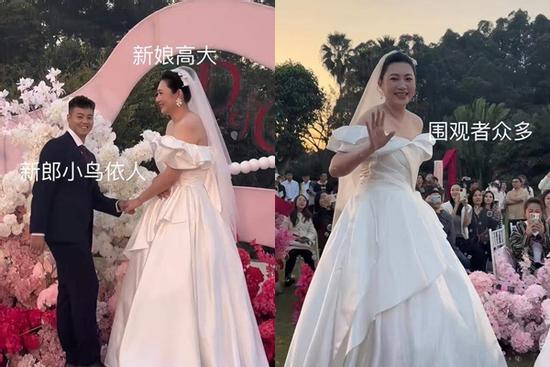 Đám cưới gây sốt bởi cô dâu 'khổng lồ', chú rể 'tí hon'