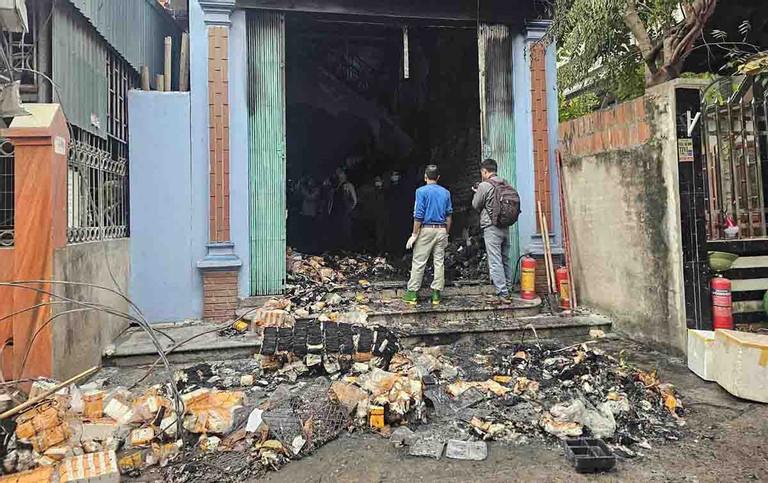 Vụ cháy nhà khiến 3 mẹ con tử vong ở Vĩnh Phúc: Lửa bùng phát từ tầng 1-2