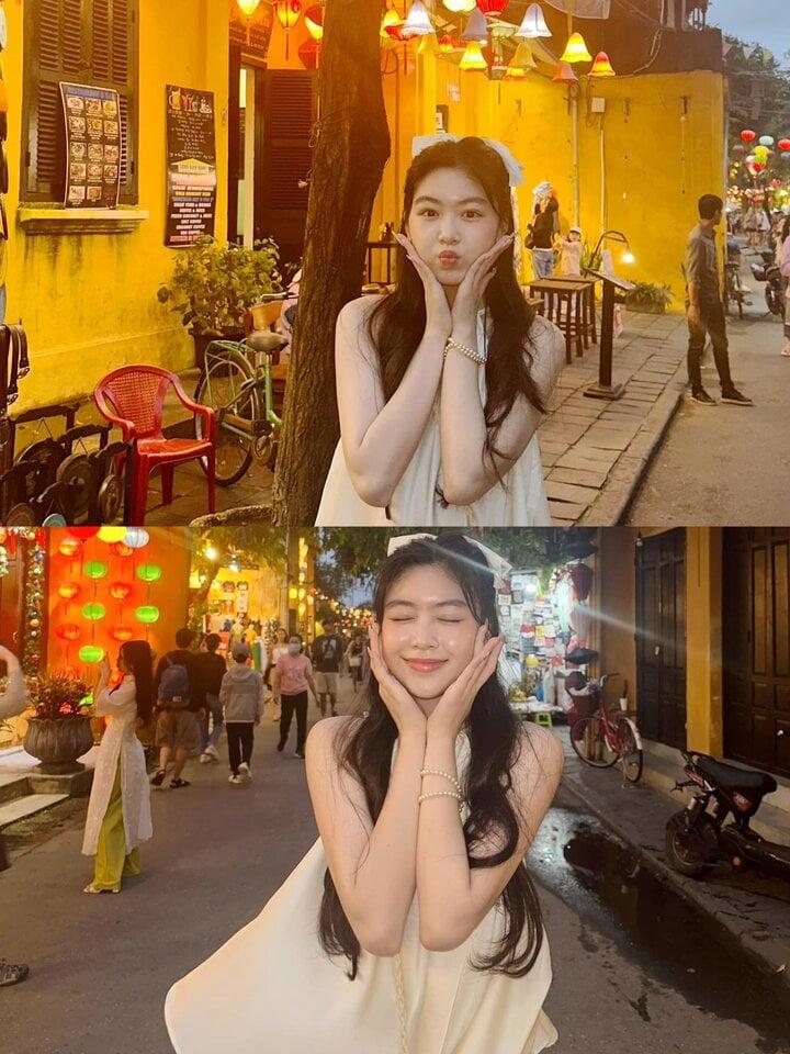 Ái nữ nhà Quyền Linh khoe vẻ đẹp chuẩn hoa hậu khi đi du lịch Hội An-8