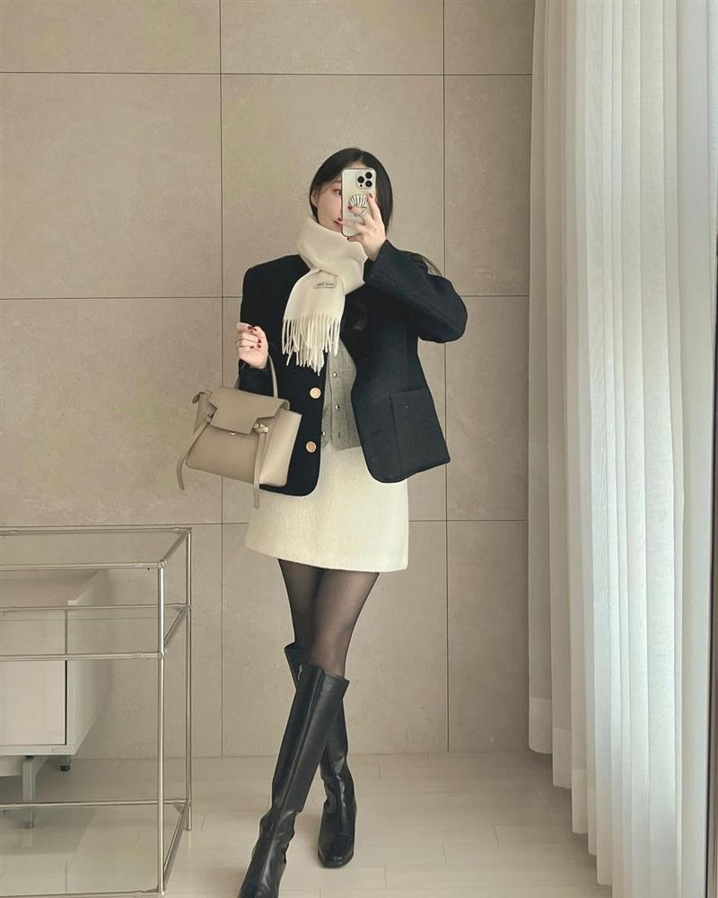Nàng blogger cao chưa đến 1m6 khéo lên đồ layer tôn dáng trong mùa lạnh-8