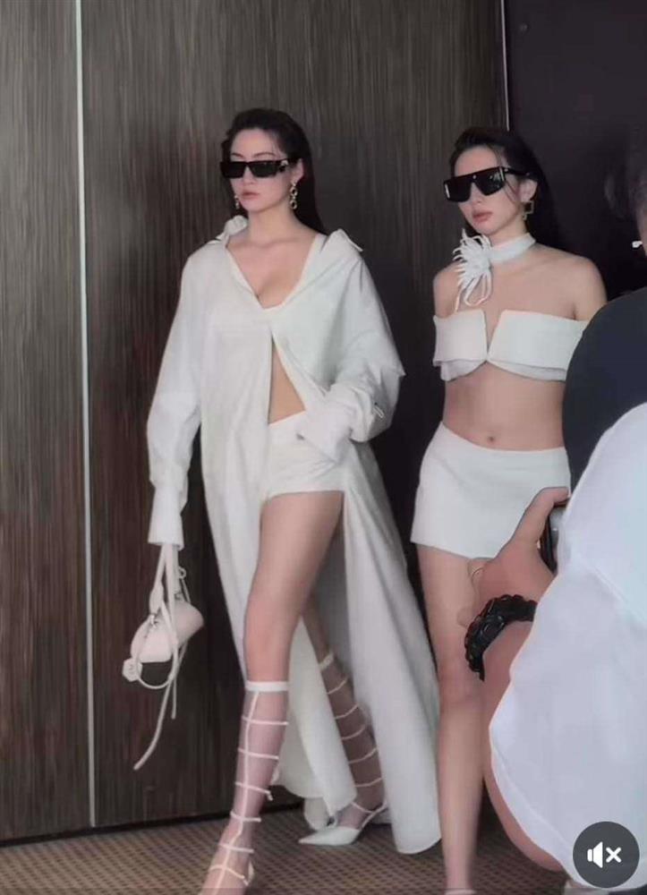 Lương Thùy Linh chăm diện áo không thể bé hơn, chẳng còn lo việc mẹ không cho mặc hở-2