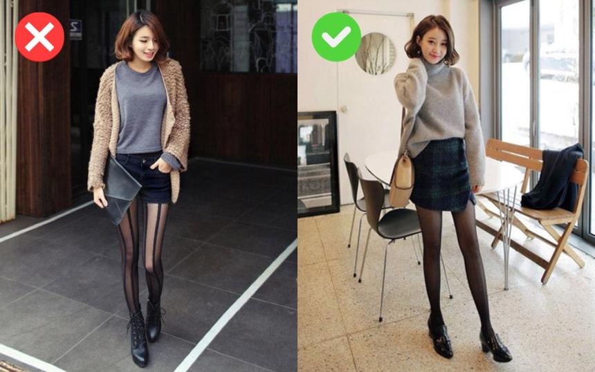 4 kiểu quần tất kém sang không nên diện với chân váy-1