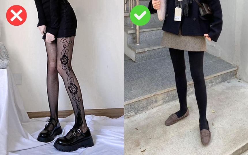 4 kiểu quần tất kém sang không nên diện với chân váy-4