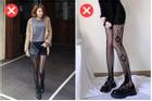 4 kiểu quần tất kém sang không nên diện với chân váy