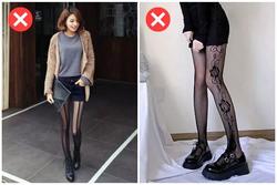4 kiểu quần tất kém sang không nên diện với chân váy