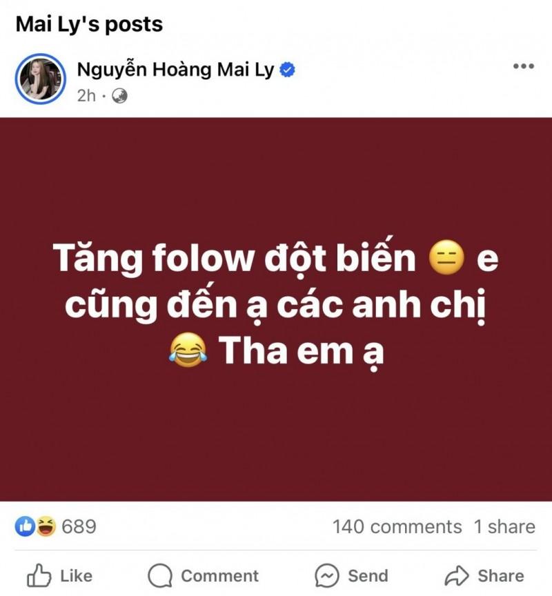 Động thái mới từ tài khoản hot girl Nguyễn Hoàng Mai Ly khi kho hàng liên quan bị đột kích-2