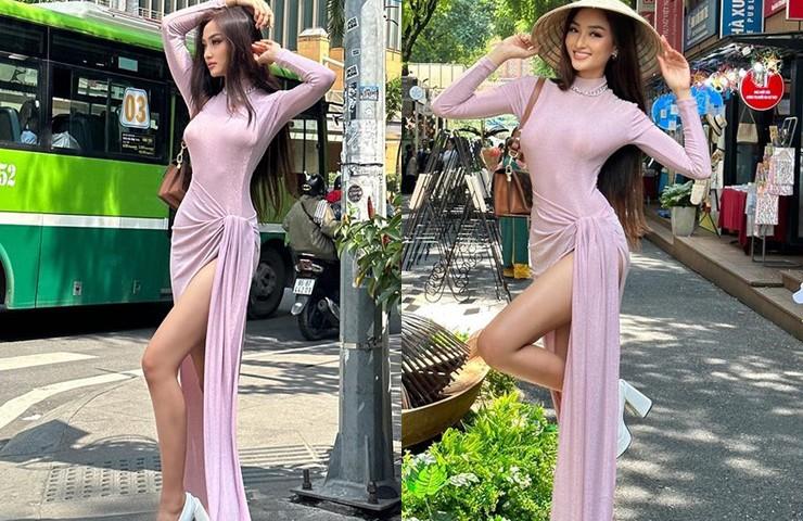 Gái xinh ngoại quốc mặc thoáng mát trên đường phố, quán ăn Việt Nam-9