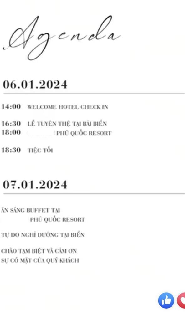 Trước thềm ngày cưới, thiệp mời ngập sắc xanh của Vân Hugo được hé lộ, cô dâu ra thêm quy định đặc biệt-4