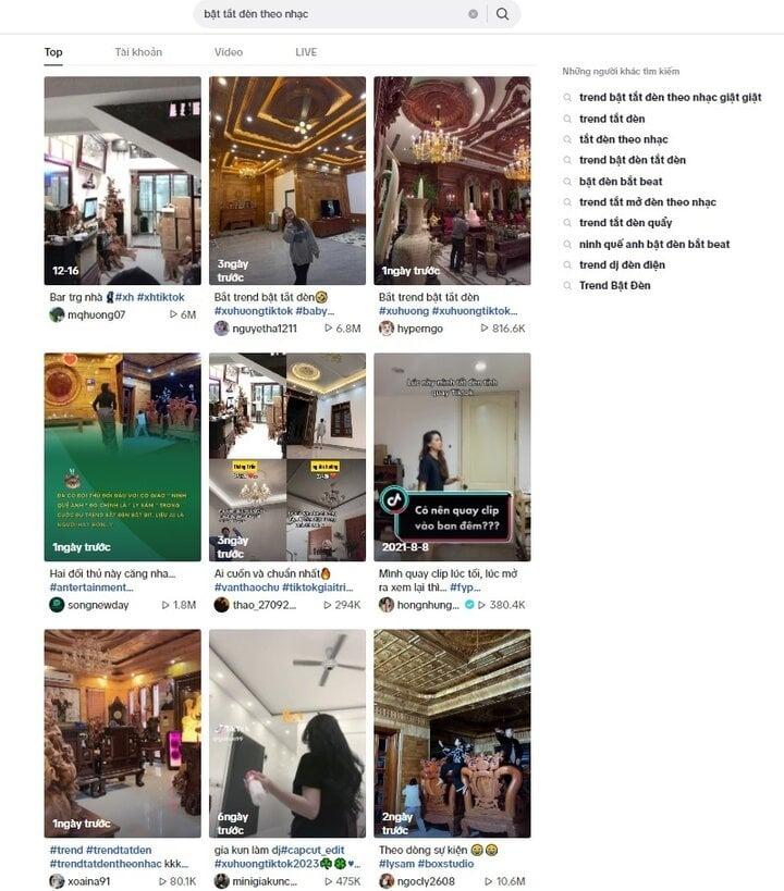 TikToker đua nhau flex nhà đẹp theo mốt bật tắt đèn theo nhạc-1