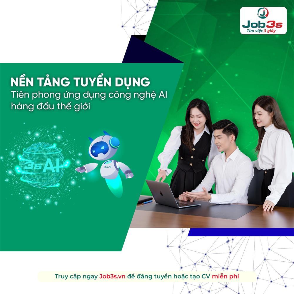 Job3s.vn tung tính năng vượt trội mới về AI hỗ trợ tuyển dụng việc làm-1