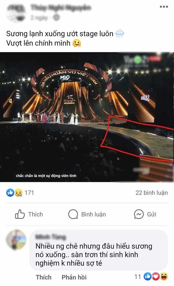 Sân khấu Miss Cosmo Vietnam bị chê tối như đêm 30, sàn trơn trượt hại thí sinh-5