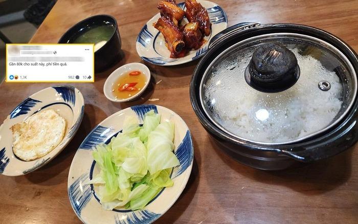 Bữa cơm 3 món, 1 canh giá 80k gây tranh cãi, do chi phí đắt đỏ hay nhà hàng chặt chém?-1