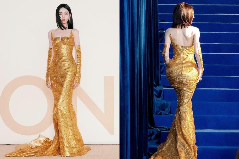 Vòng ba lép xẹp của Địch Lệ Nhiệt Ba gây xôn xao mạng xã hội-4